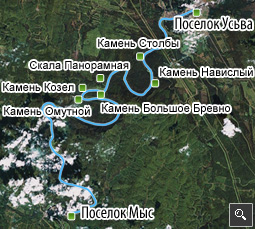 Карта экологического похода
